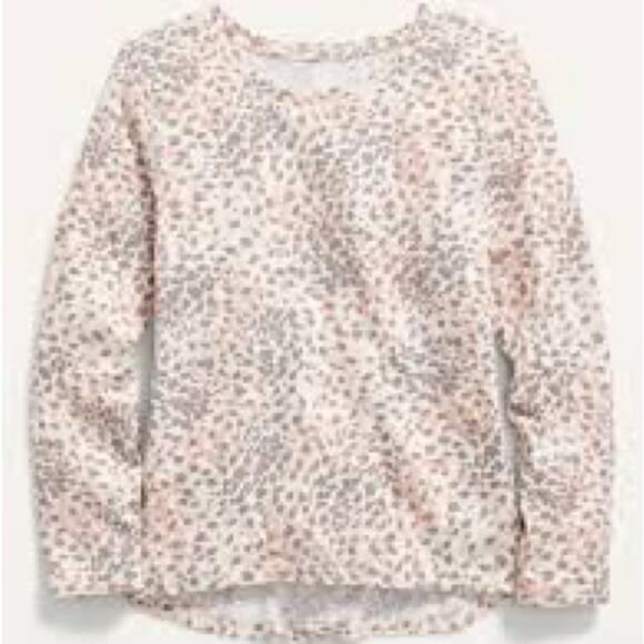 NWOT Old Navy Softest Printed Long-Sleeve T Shirt for Girls Size Large L B9 - Picture 1 of 4